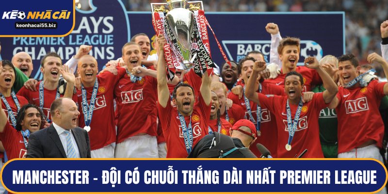 Manchester - Đội có chuỗi thắng dài nhất Premier League