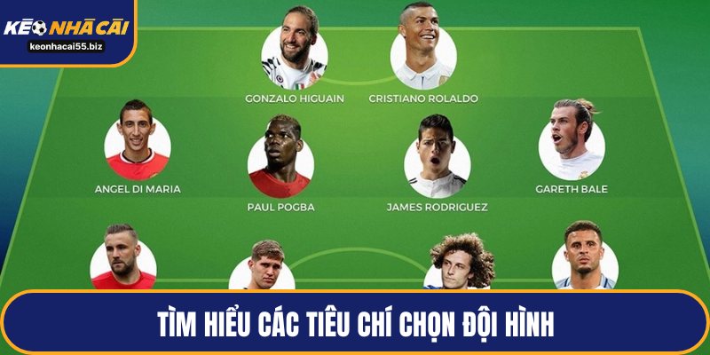 Tìm hiểu các tiêu chí chọn đội hình